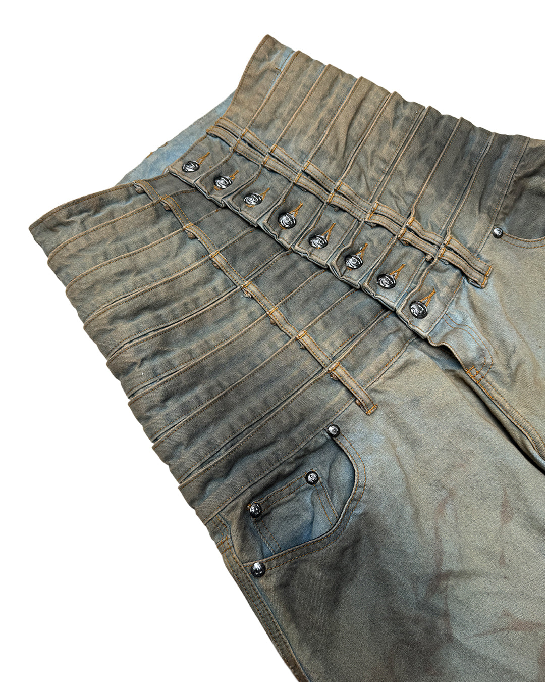 8 Backs J-Cut Pants - Dirty Washed (Available)