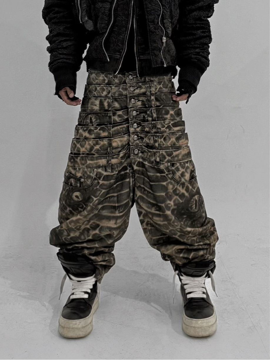 8 BACKS J-CUT PANTS (SNAKE EYES) (Pre-order 5 Weeks)