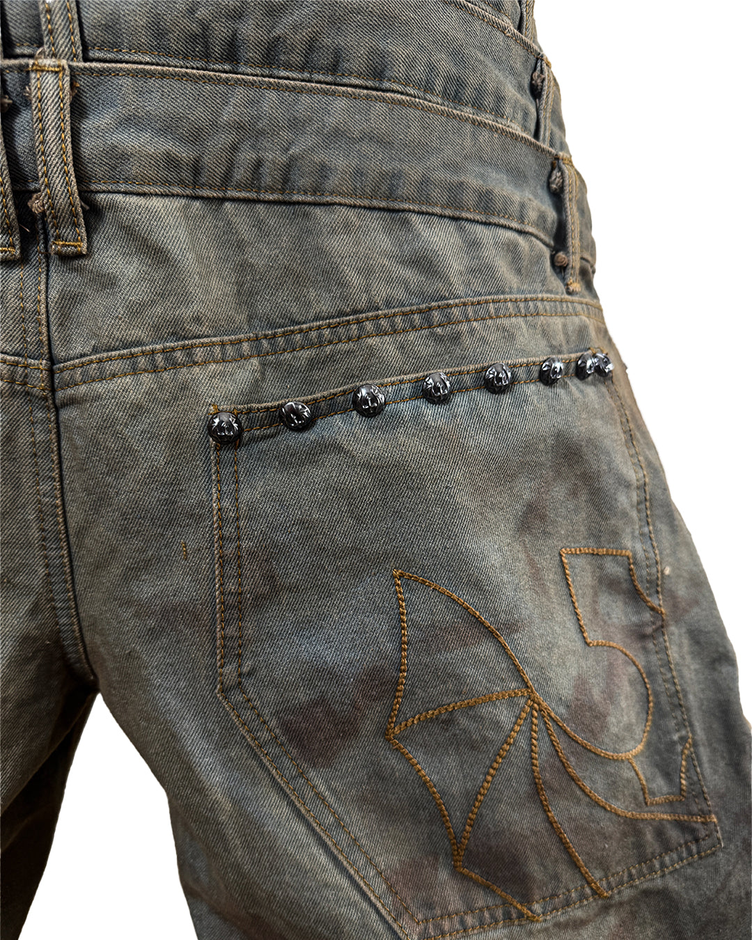 8 Backs J-Cut Pants - Dirty Washed (Available)