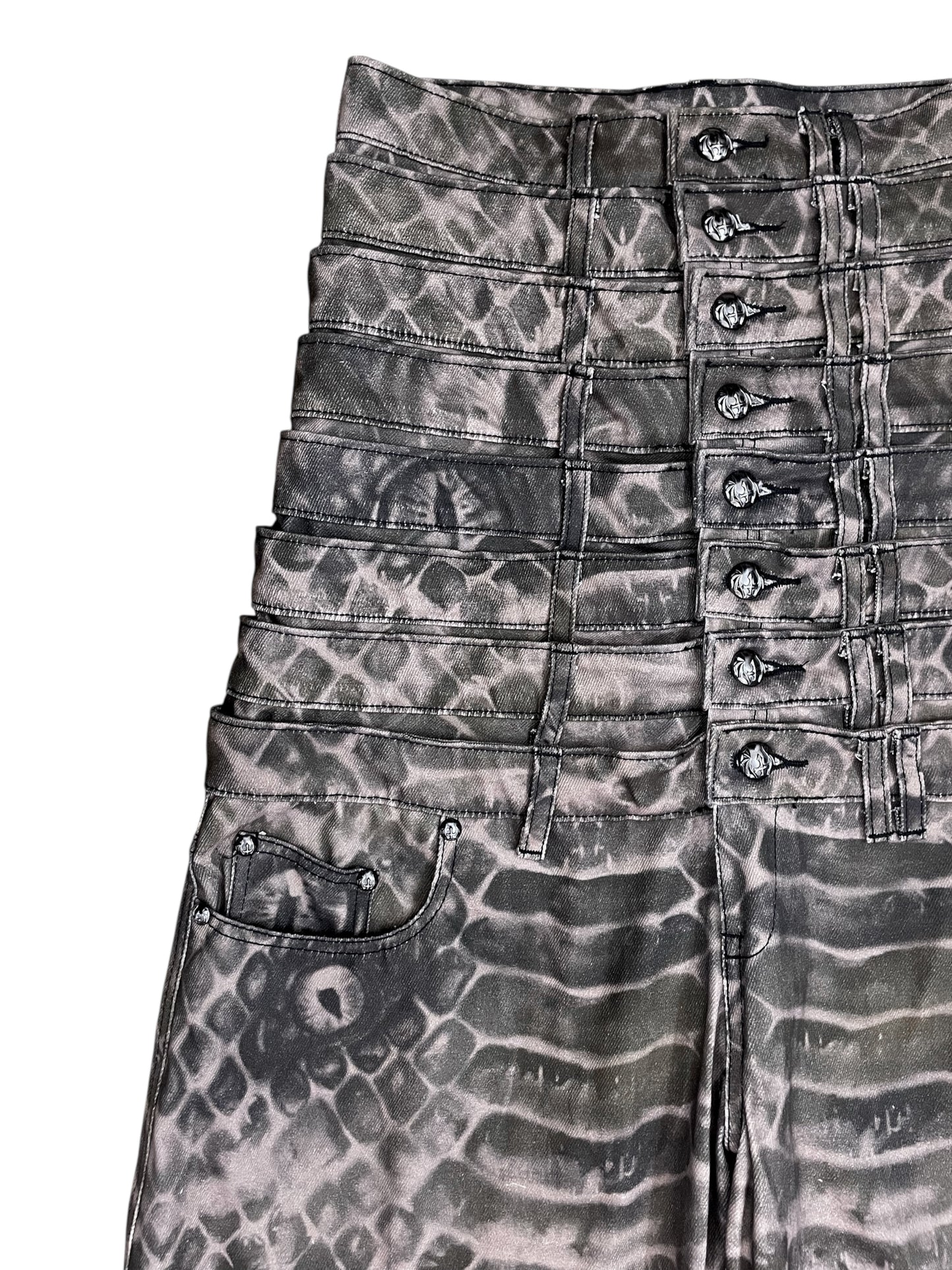 8 BACKS J-CUT PANTS (SNAKE EYES) (Pre-order 5 Weeks)