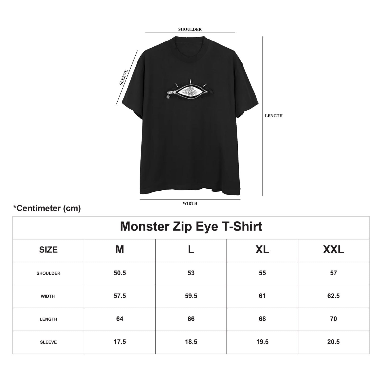 Monster Zip Eye T-Shirt