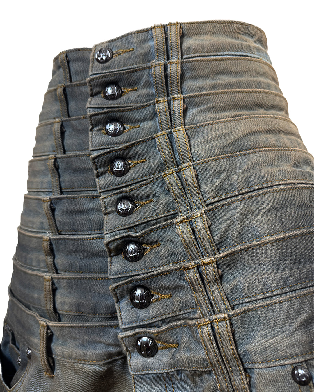 8 Backs J-Cut Pants - Dirty Washed (Available)