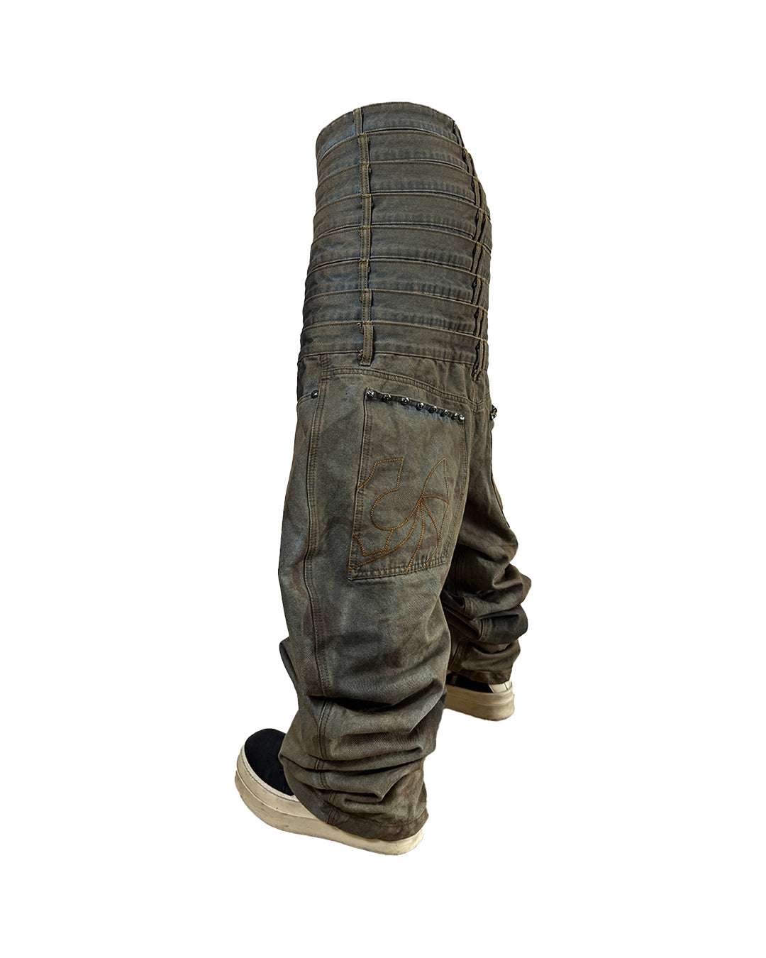 8 Backs J-Cut Pants - Dirty Washed (Available)