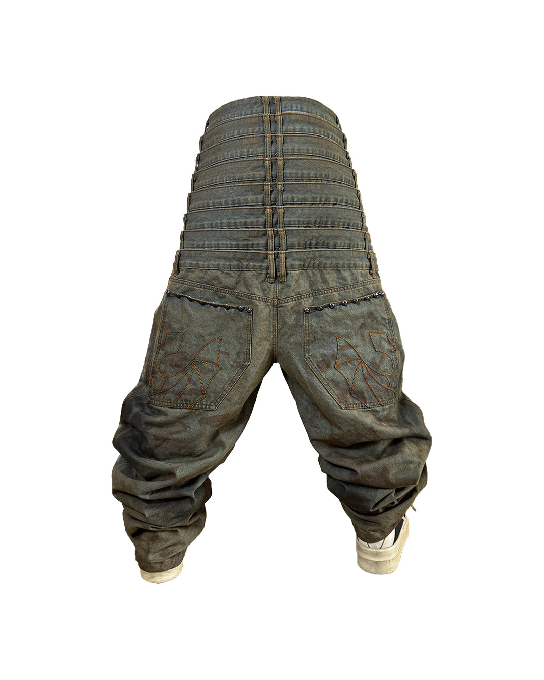 8 Backs J-Cut Pants - Dirty Washed (Available)