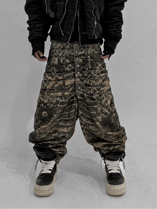 8 BACKS J-CUT PANTS (SNAKE EYES) (Pre-order 5 Weeks)