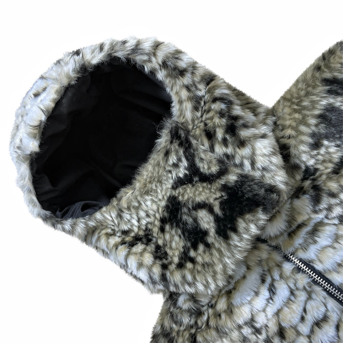 Snake Fur Jacket - Beige