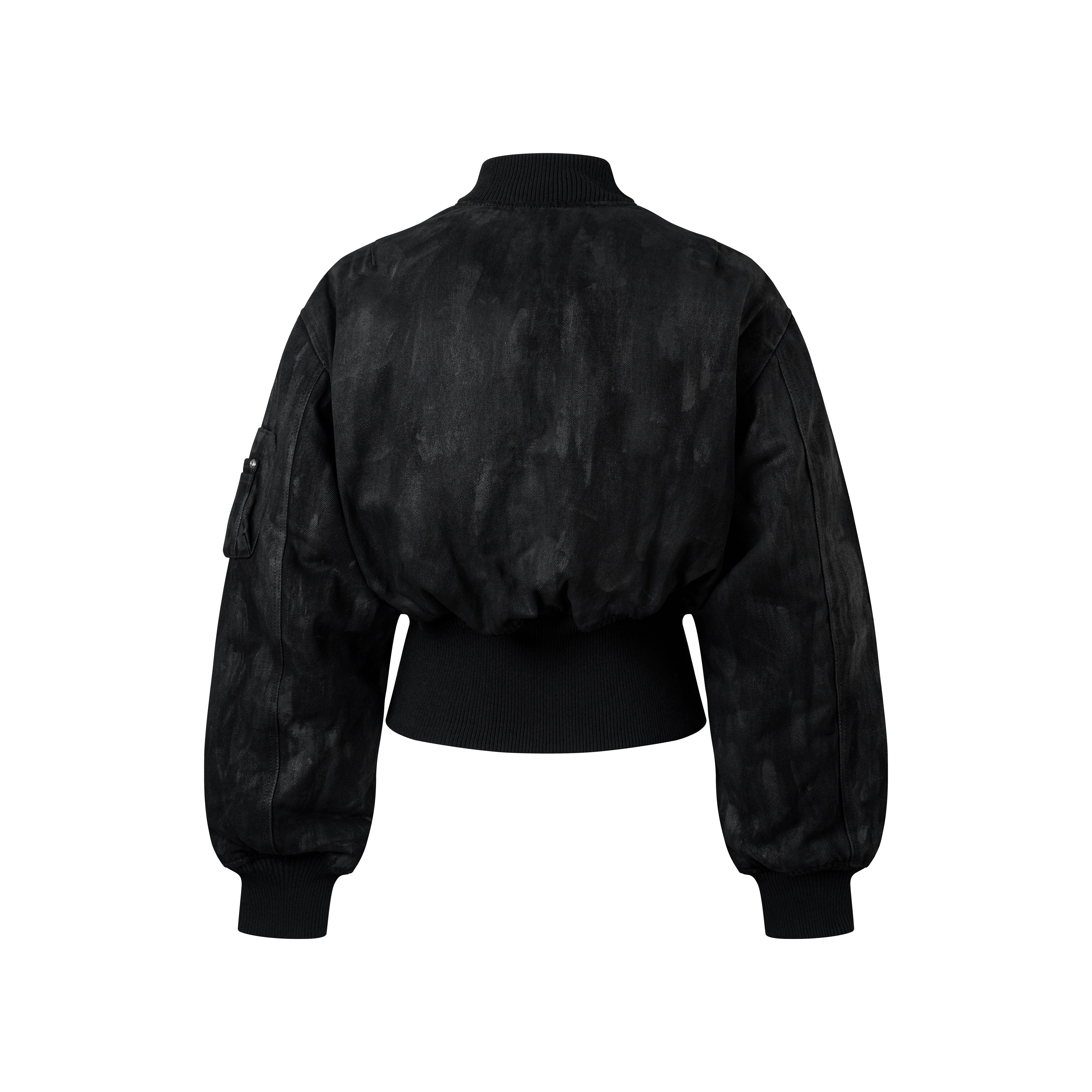 【Uniz】Black Coating Bomber Jacket Black Coating Bomber Jacket(PRE-ORDER 4 WEEKS) – UNIZ