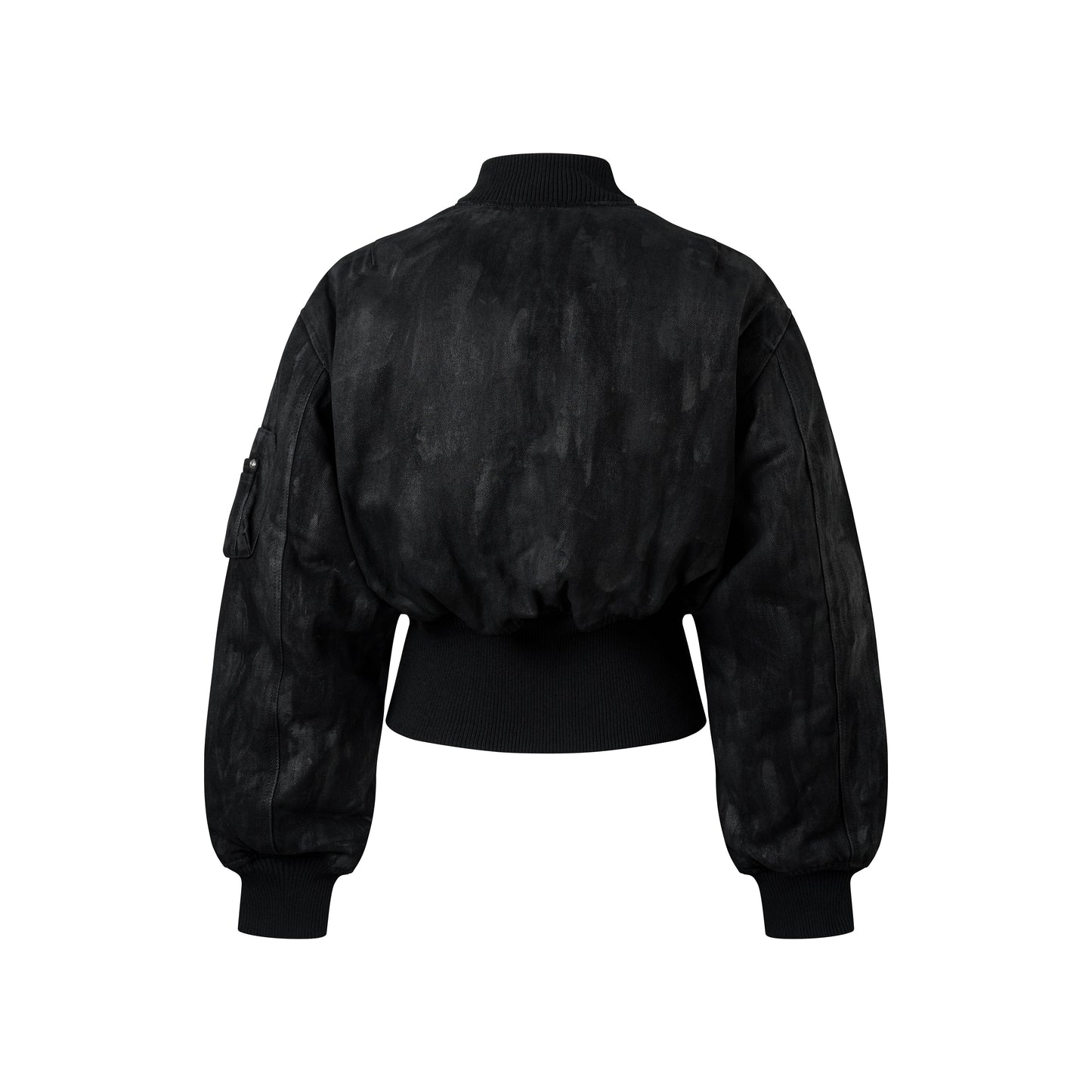 Black Coating Bomber Jacket(PRE-ORDER 4 WEEKS)