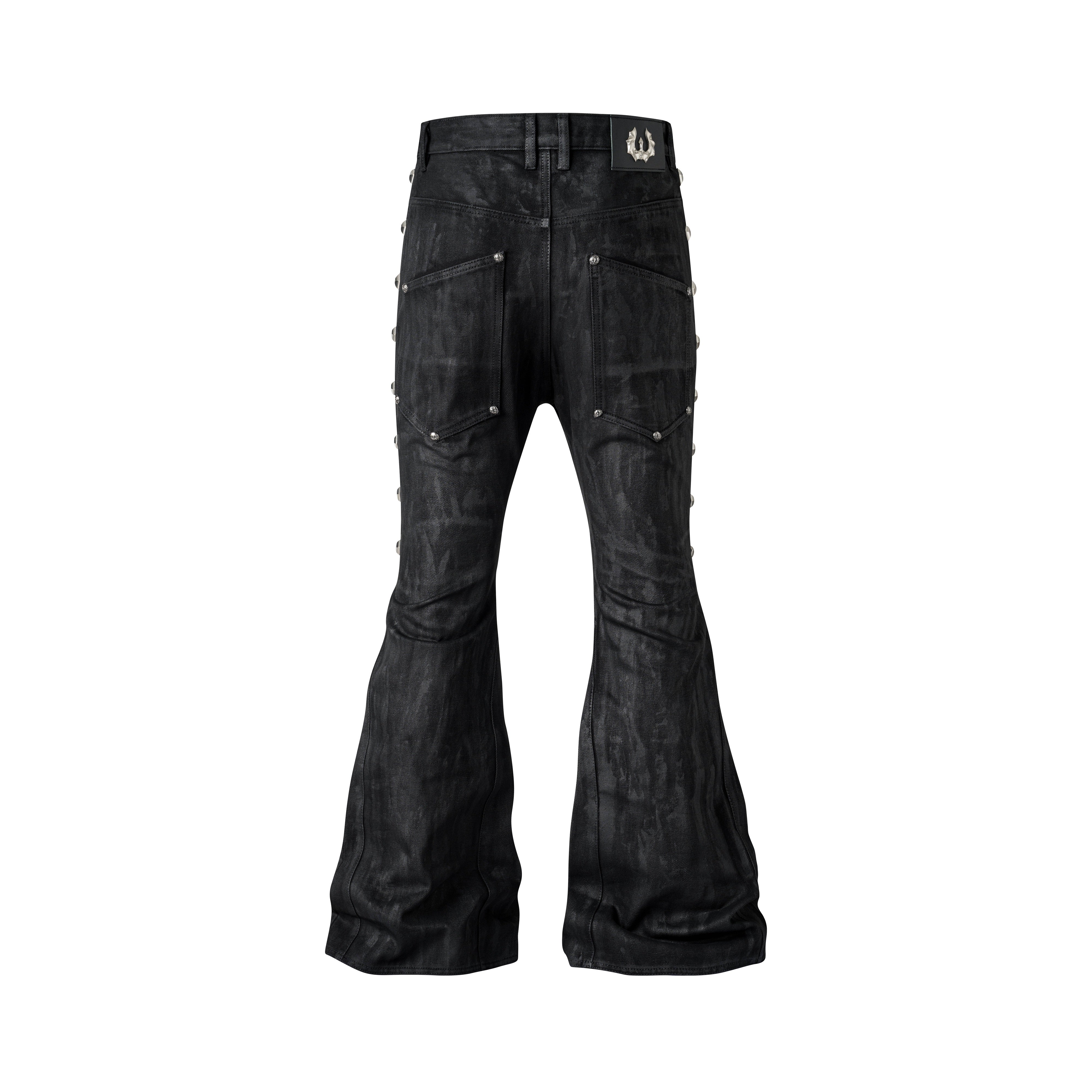 UNIZ Egypt Coated Flare Pants opium パンツ Egypt Coated Flare Pants – UNIZ