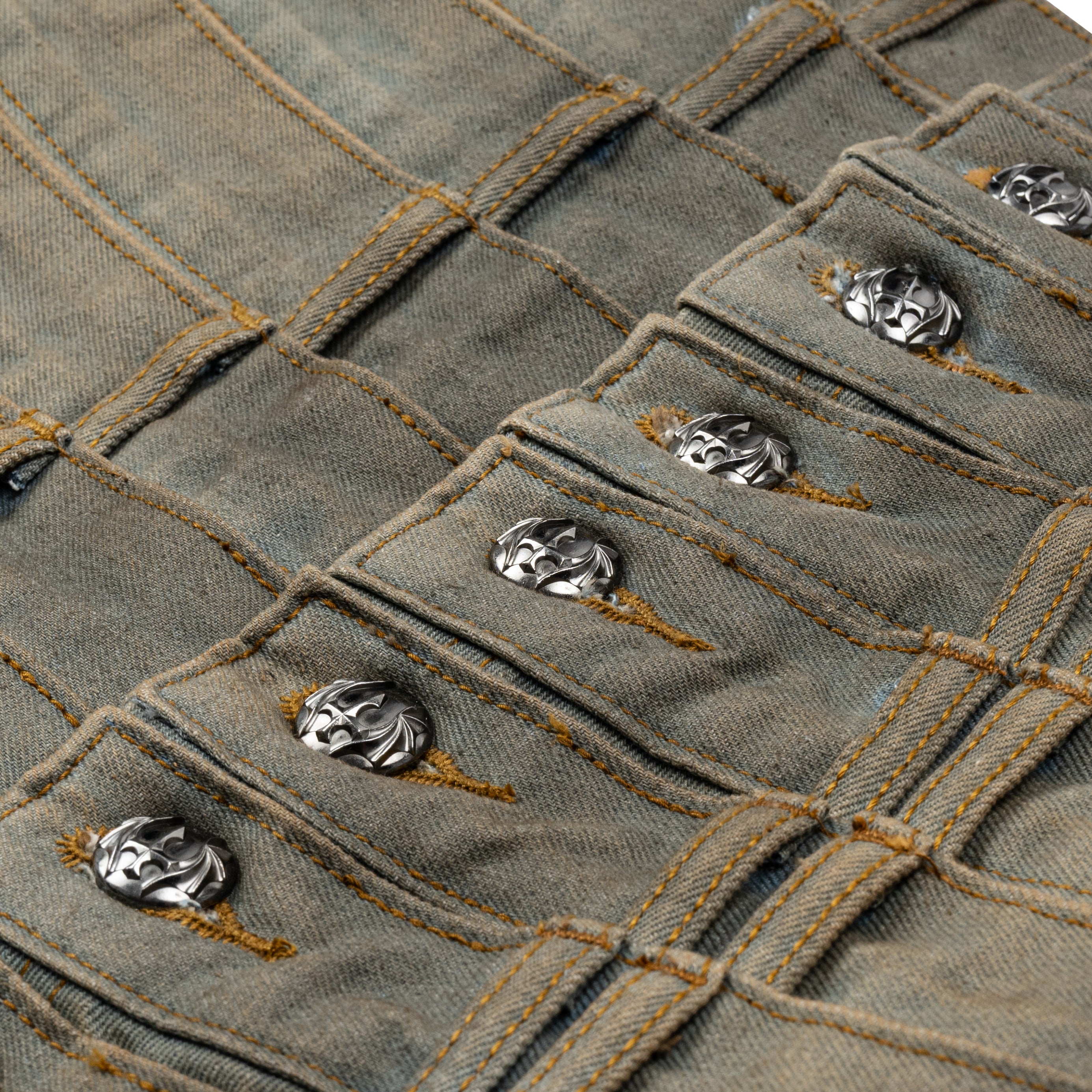 8 Backs J-Cut Pants - Dirty Washed – UNIZ