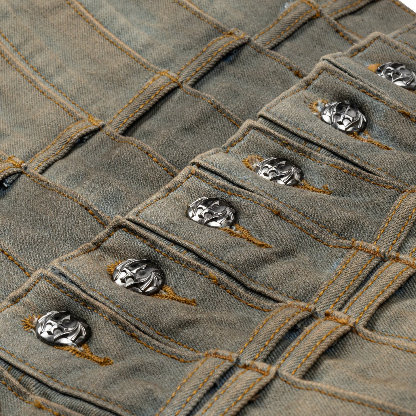 8 Backs J-Cut Pants - Dirty Washed (Available)