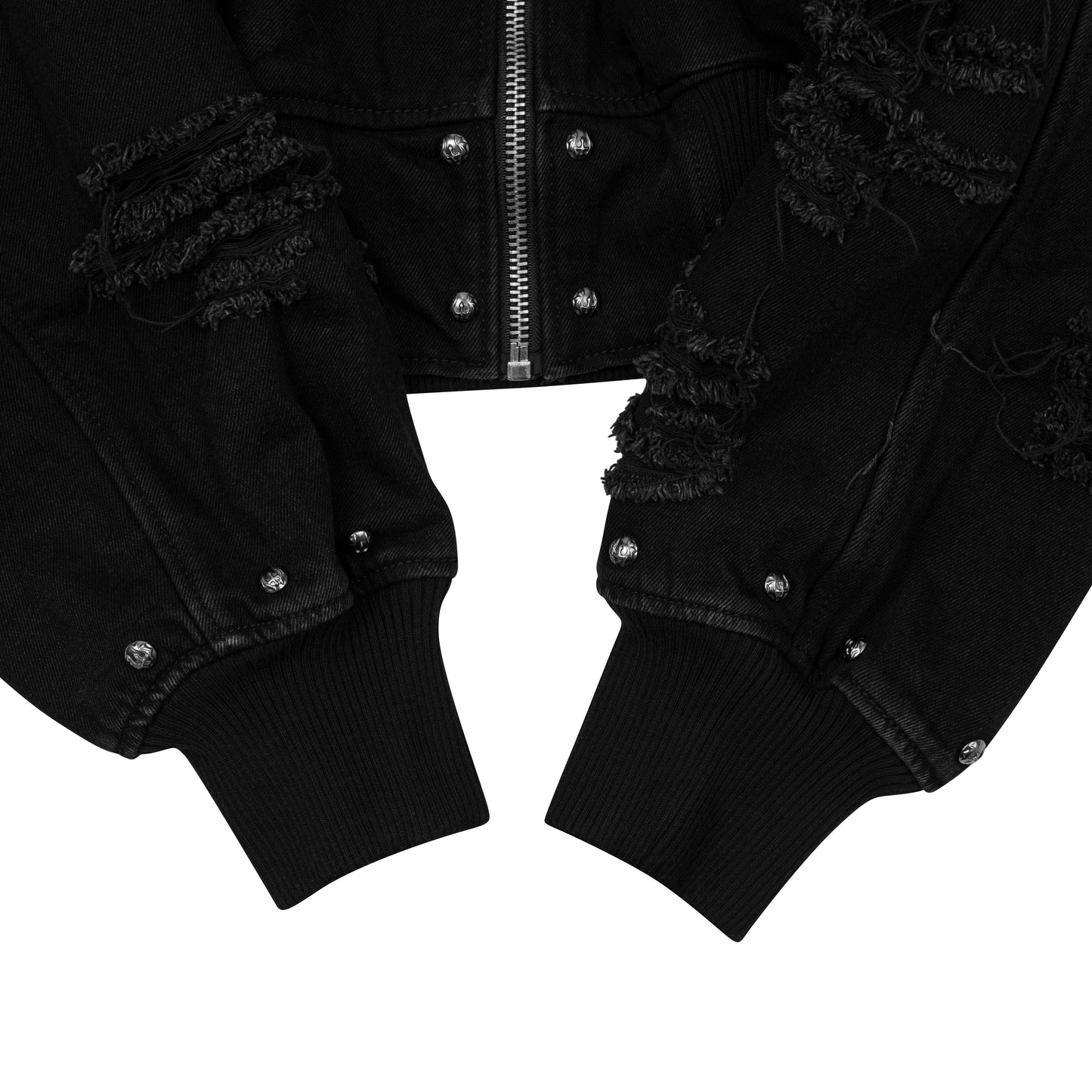 Rogue Distressed Zip Jacket (PRE-ORDER 8 WEEKS)