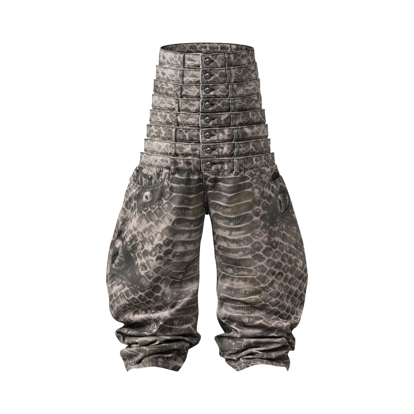 8 Backs J-cut Pants (Snake eyes)