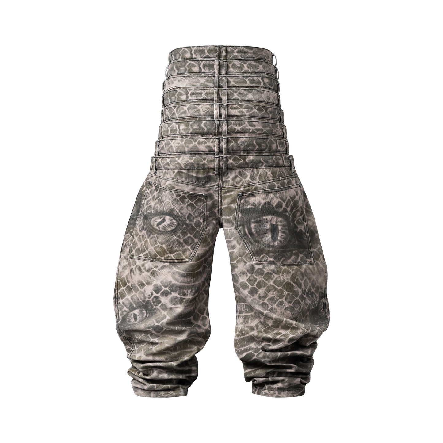 8 Backs J-cut Pants (Snake eyes)